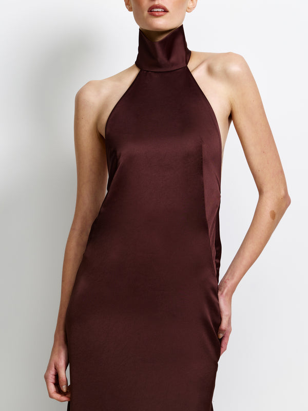 Antonia Gown - Chocolate Plum - EFFIE KATS