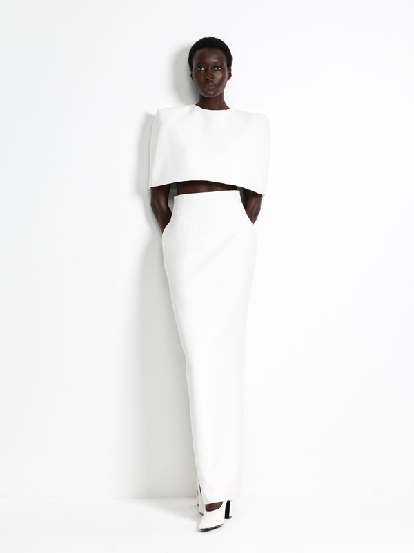 Octavia Skirt - Ivory - EFFIE KATS
