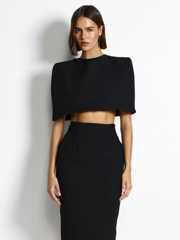 Olympia Cape - Black - EFFIE KATS