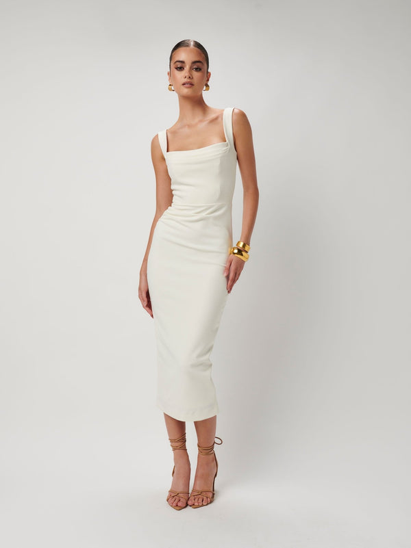 Marbella Dress - Ivory - EFFIE KATS