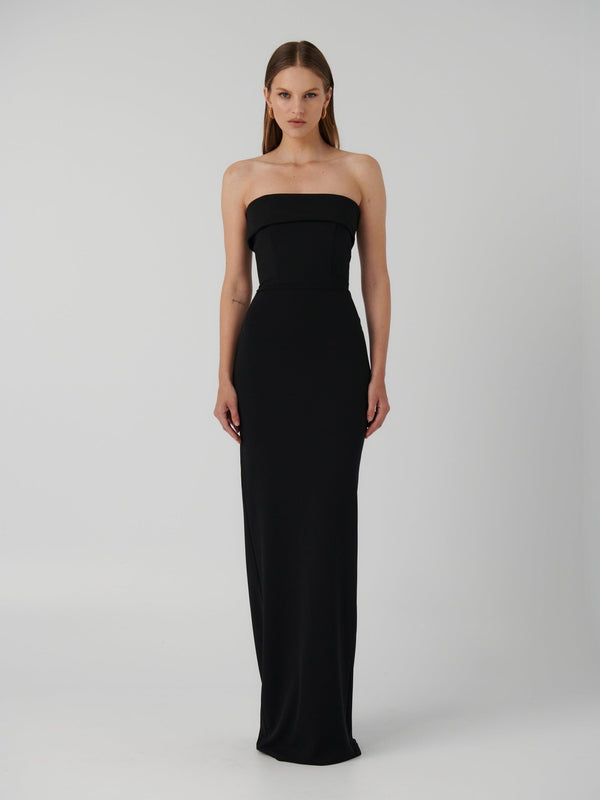 MONROE GOWN - BLACK - EFFIE KATS