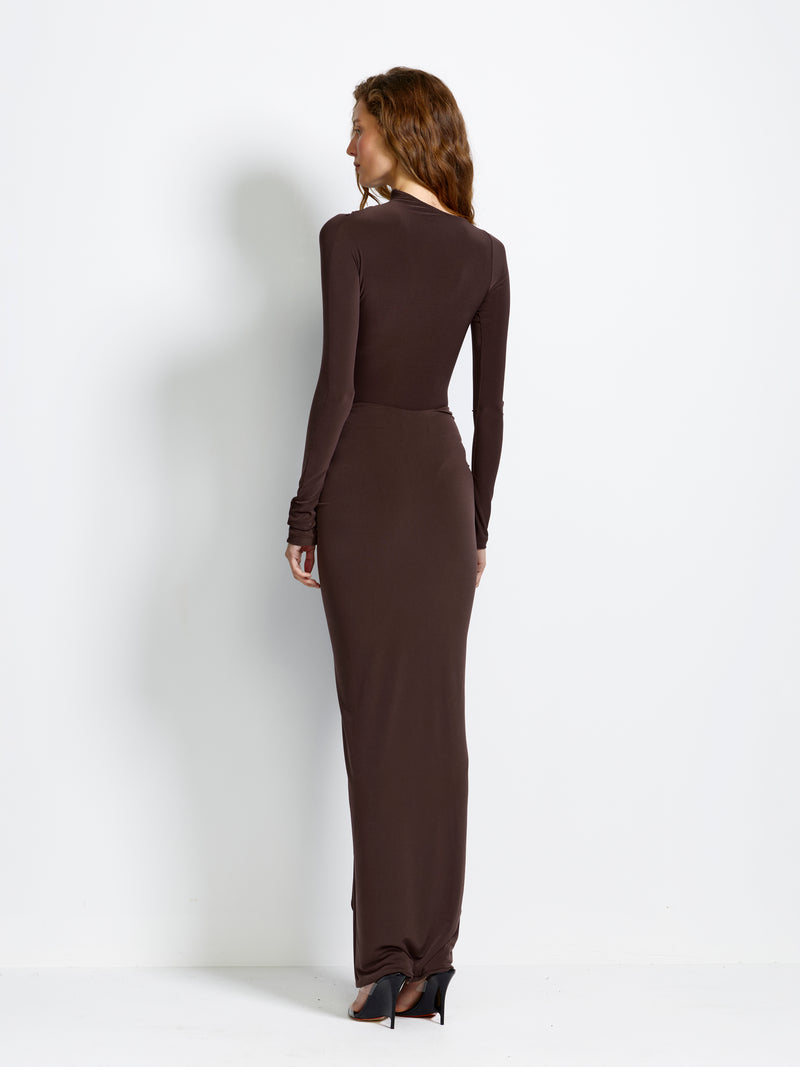 Lennox Bodysuit - Chocolate Plum - EFFIE KATS