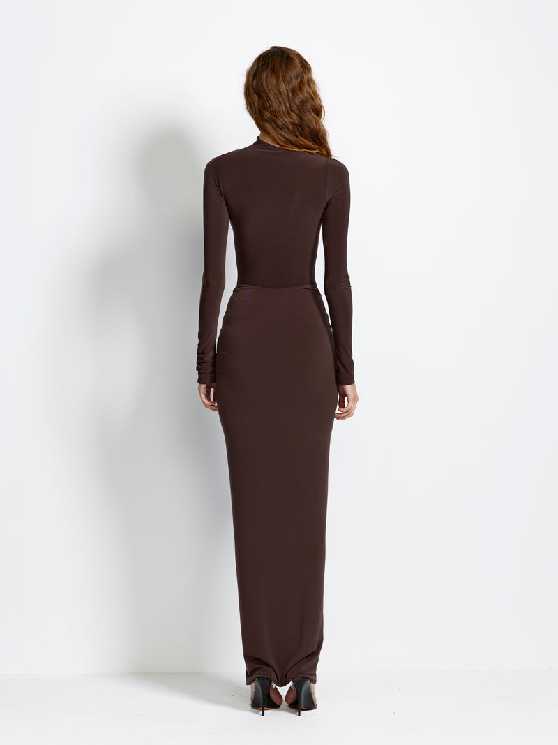 Lennox Bodysuit - Chocolate Plum - EFFIE KATS
