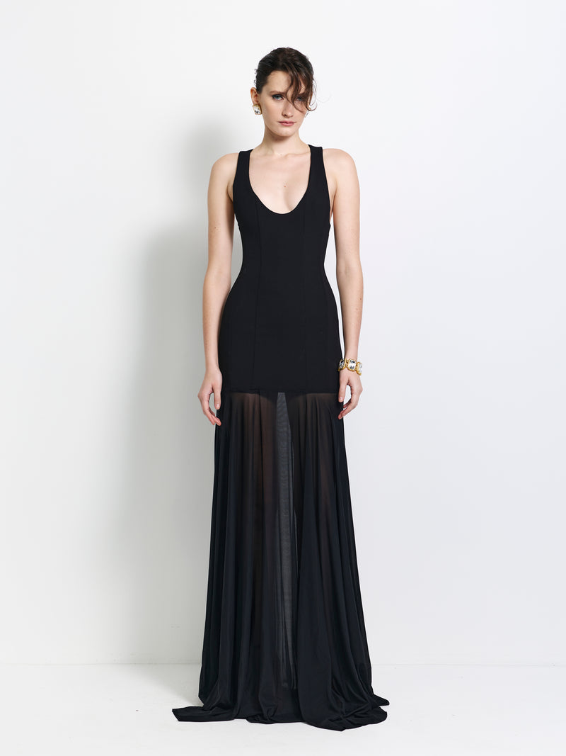Odessa Gown - Black - EFFIE KATS