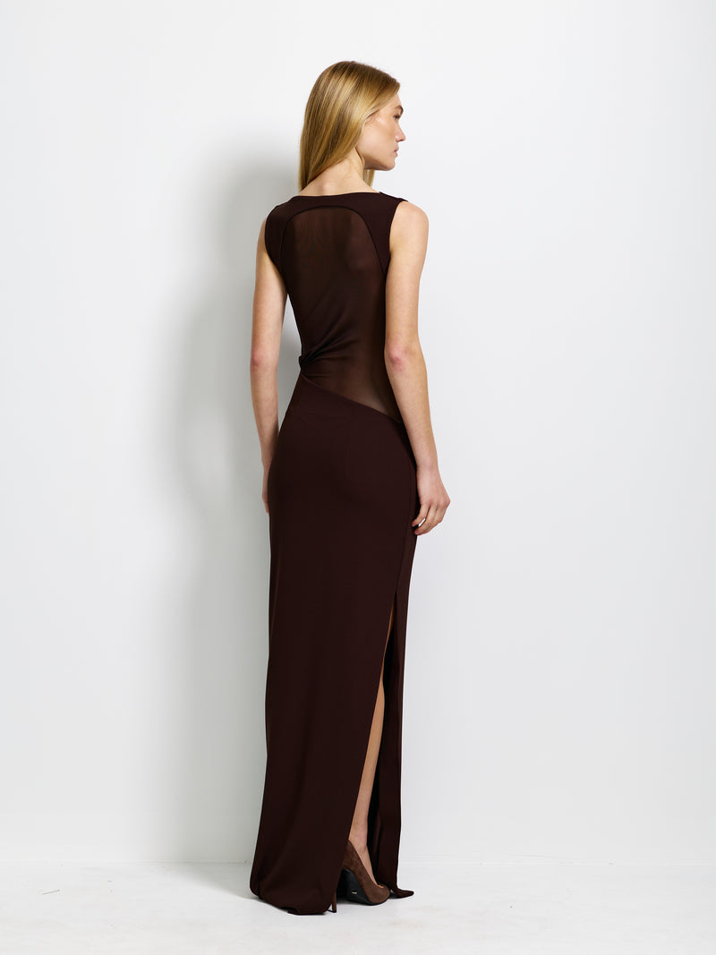Aisha Gown - Coffee - EFFIE KATS