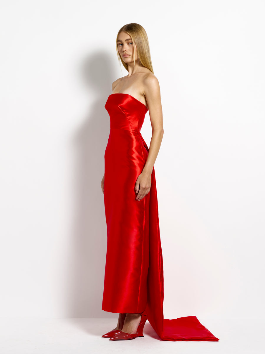 Alba Dress - Red - EFFIE KATS