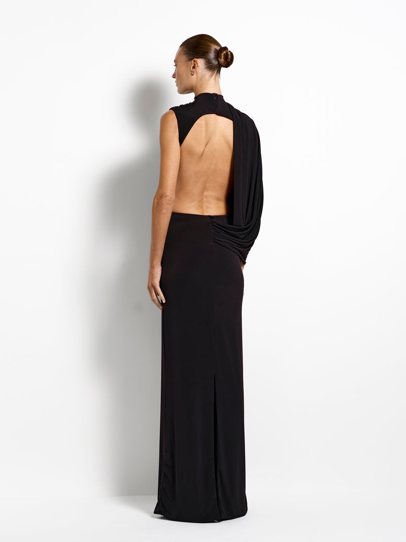 Aleksi Gown - Black - EFFIE KATS