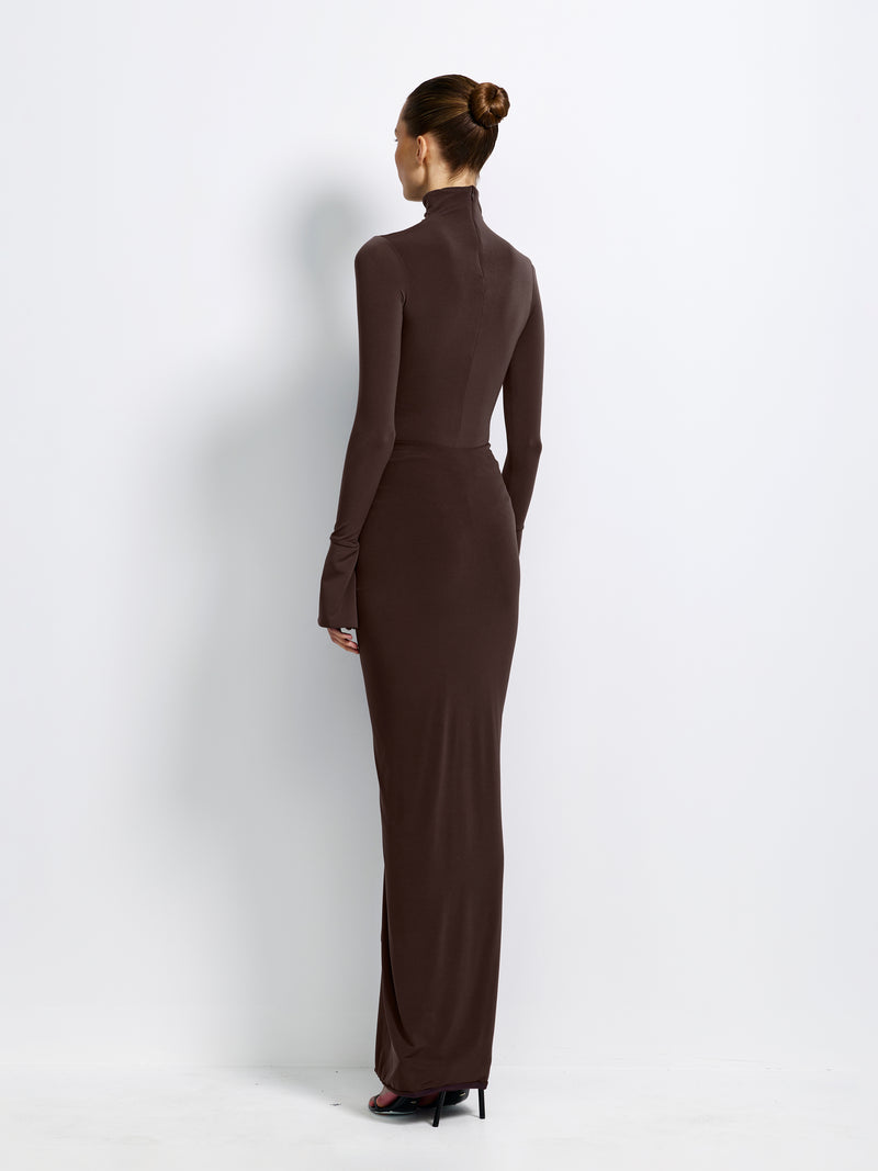 Anastasia Bodysuit - Chocolate Plum - EFFIE KATS