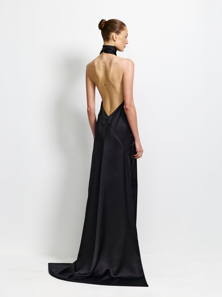 Antonia Gown - Black - EFFIE KATS