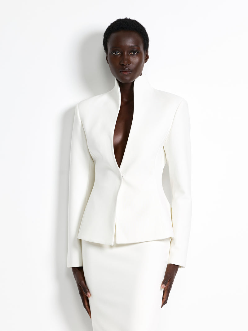 Bowie Blazer - Ivory - EFFIE KATS