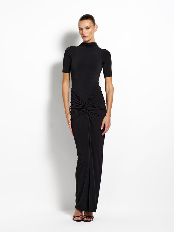 Kayson Maxi Skirt - Black - EFFIE KATS
