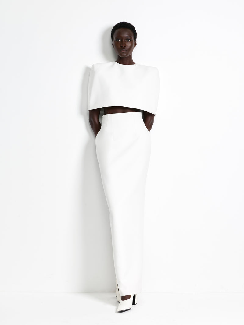 Olympia Cape - Ivory - EFFIE KATS