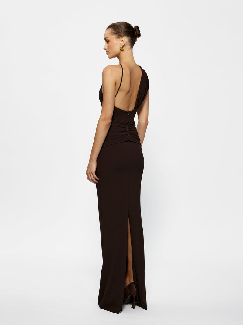 Greer Gown - Coffee - EFFIE KATS