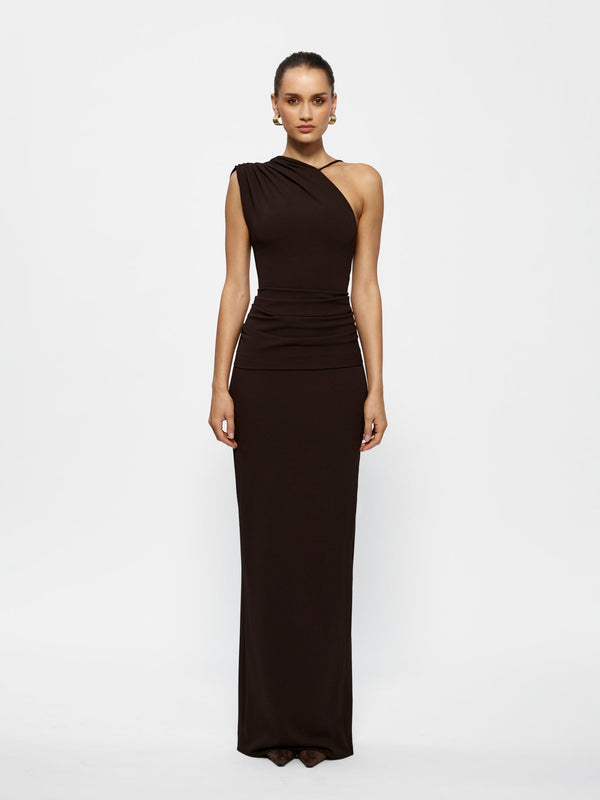 Greer Gown - Coffee - EFFIE KATS
