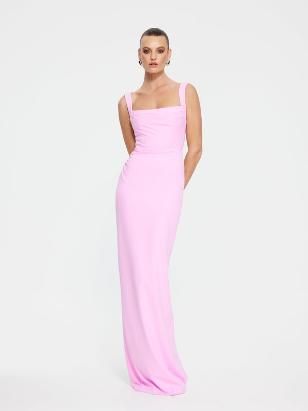 Marbella Gown - Taffy Pink - EFFIE KATS
