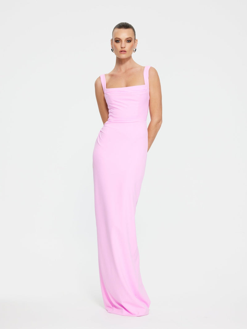 Marbella Gown - Taffy Pink - EFFIE KATS