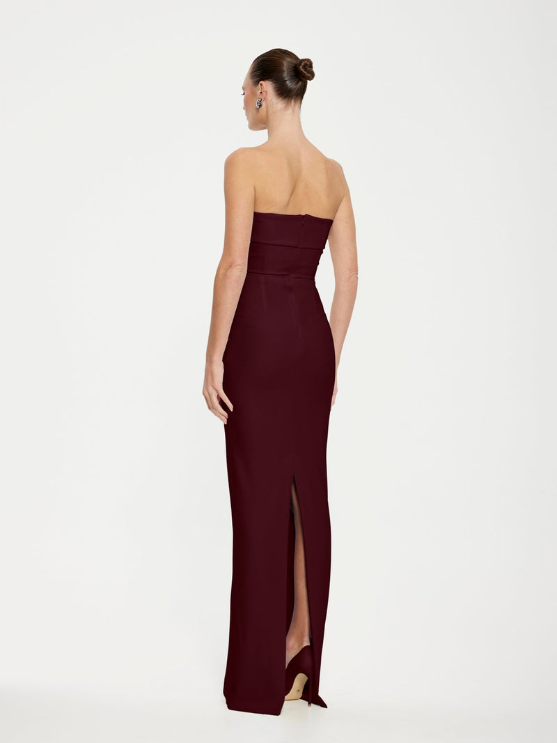 MONROE GOWN - Wine - EFFIE KATS